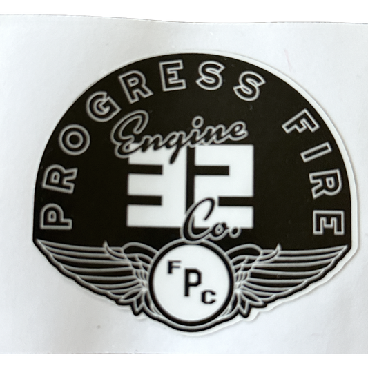 Progress Engine Company Helmet Stickers