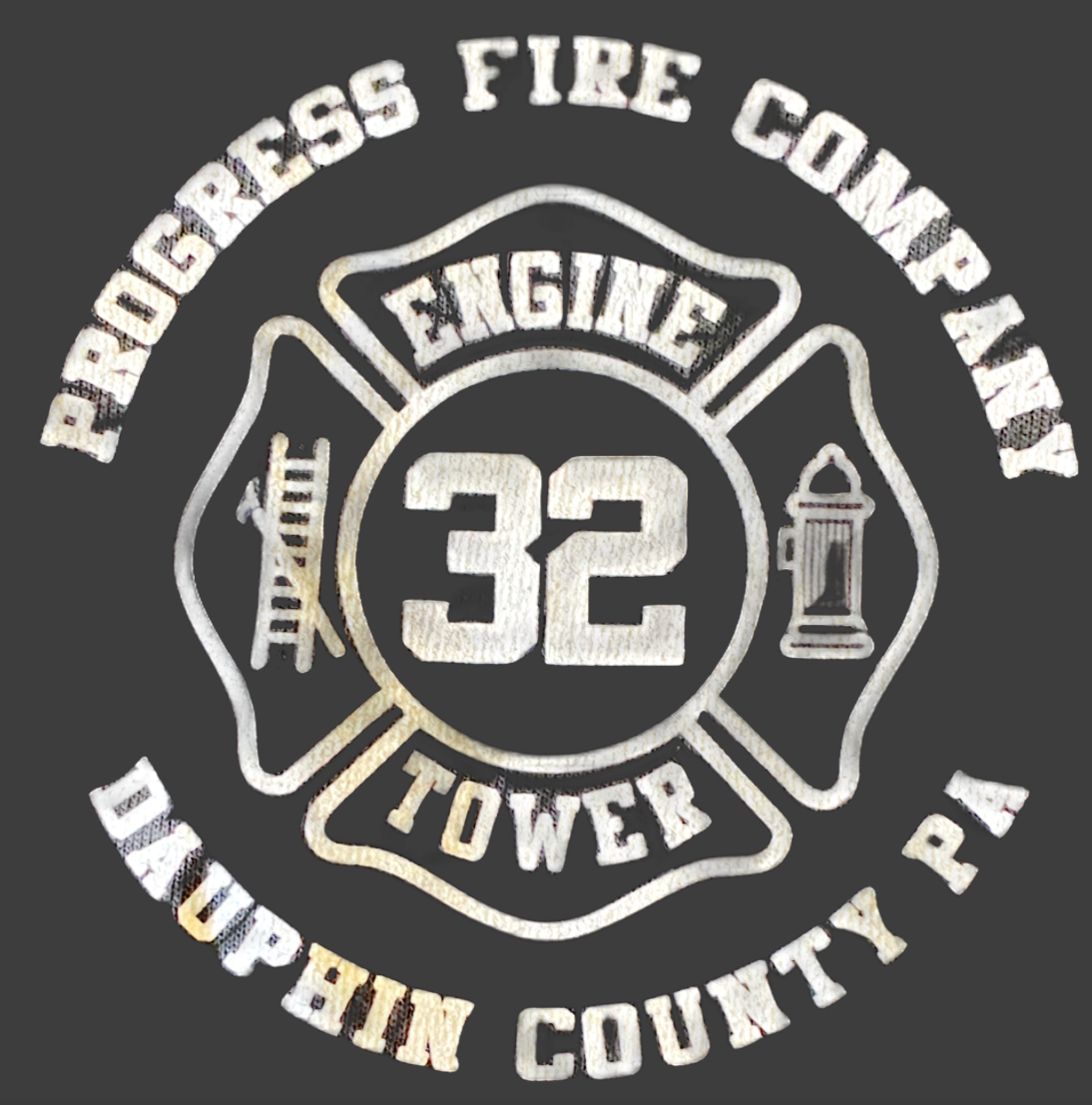 Progress Fire Company Engine 32 t-shirt - Charcoal